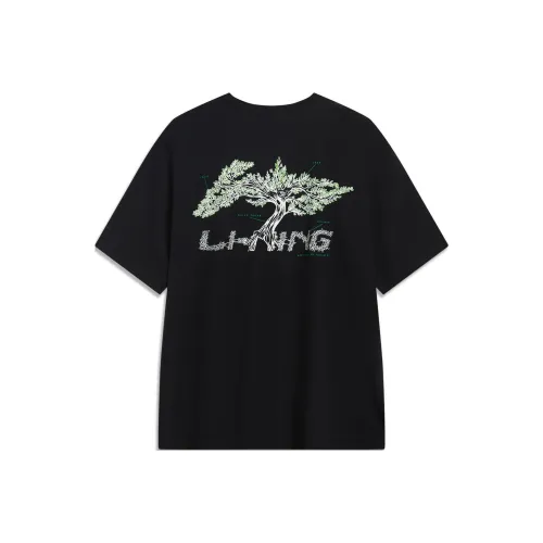 LINING Sports Life Collection Черная Мужская Футболка