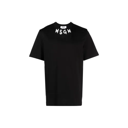MSGM Черные Мужские T-Рубашки