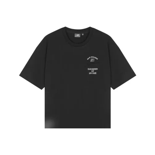 New Balance совместный бренд Centered Living T-рубашка унисекс черная