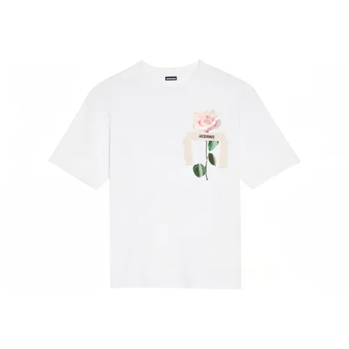 Jacquemus Белая Мужская T-Рубашка