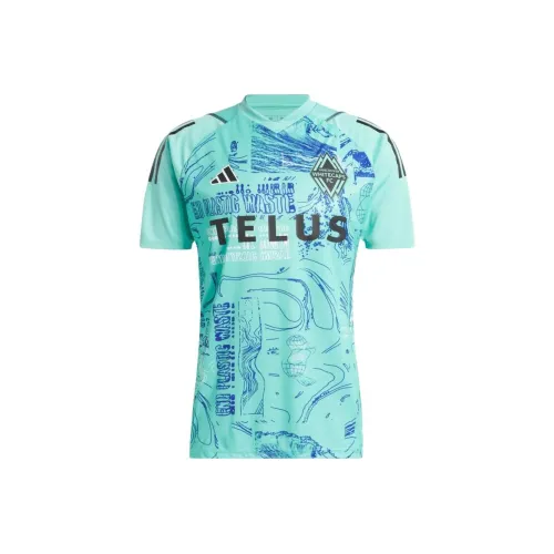 Adidas Philadelphia Union Зеленый Мужской T-Рубашка