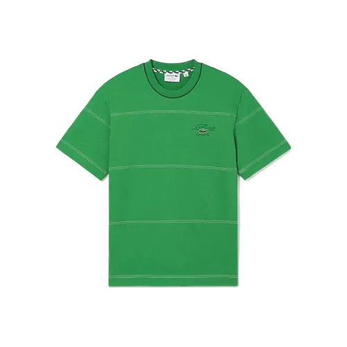 LACOSTE Collaboration Травяной Зеленый Мужские T-Рубашки