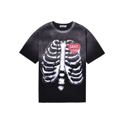 SSSAINT LOUIS Черная унисекс футболка