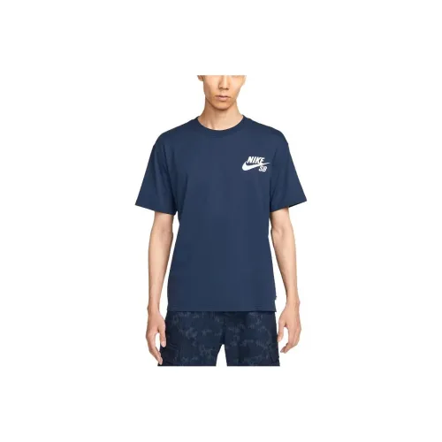 Nike Темно-синие мужские футболки T-Shirt