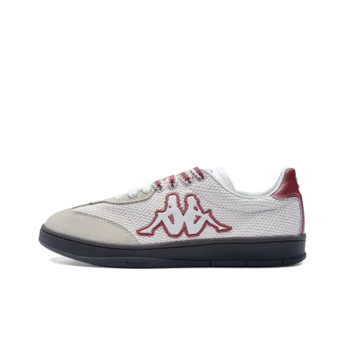 KAPPA TIFO Нижнее белье Устойчивое к истиранию Низкий топ Скейтборд Кроссовки Женские Бежевый Умбра Коричневый