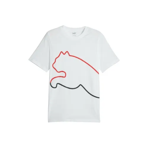 PUMA GRAPHICS Белый Мужской T-Рубашка