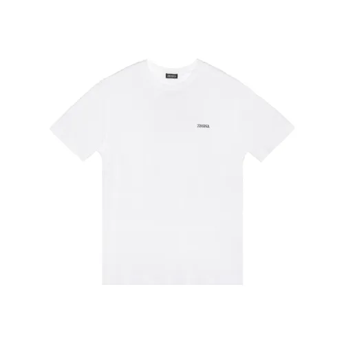 Ermenegildo Zegna Белые Мужские T-рубашки