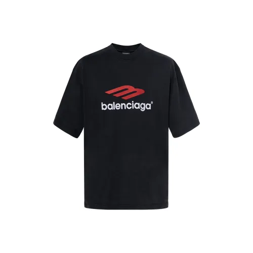 Balenciaga 3B Sports Icon FW23 T-Shirt Loose Fit Unisex Black Баленсиага 3B Sports Icon FW23 T-Shirt Свободный крой Унисекс Черный