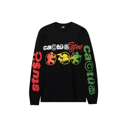 Stussy Черные Мужские T-Рубашки