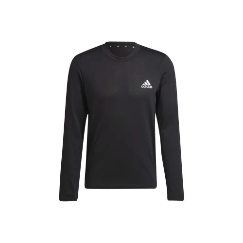 Adidas Motion SML LS T Рубашка Мужская Черная