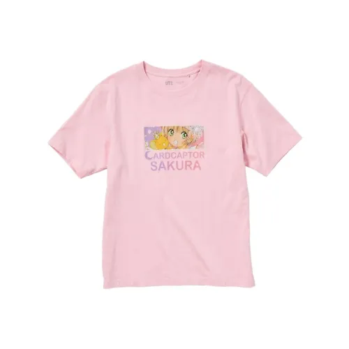 UNIQLO/UNIQLO X CLAMP Co Брендированный SS23 Розовый Унисекс Футболка