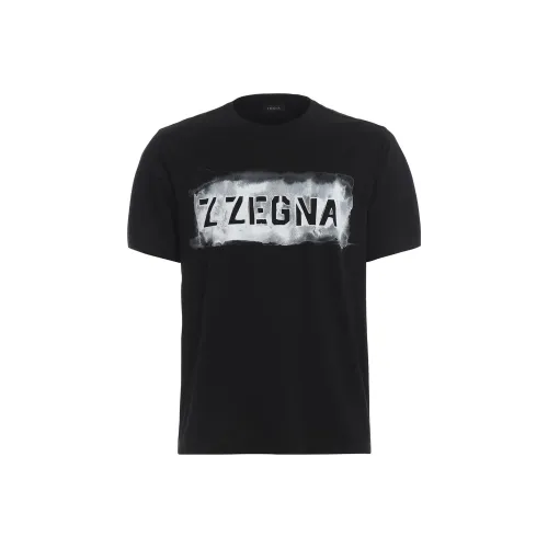 Zzegna Черные Мужские T-Рубашки
