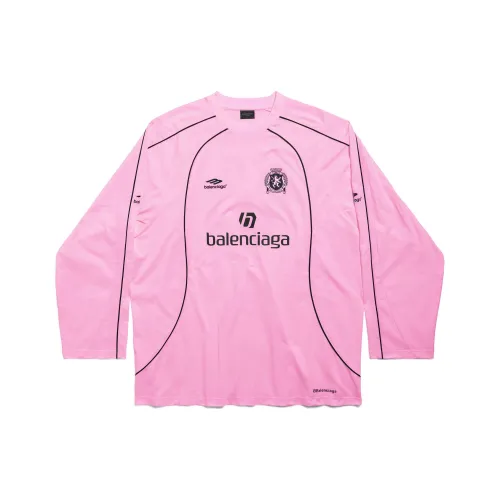 Balenciaga SS24 T-Shirt Loose Fit Unisex Pink