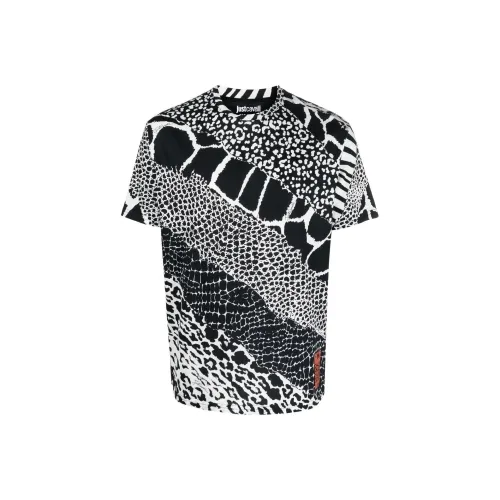 Just Cavalli Черные Мужские T-Рубашки