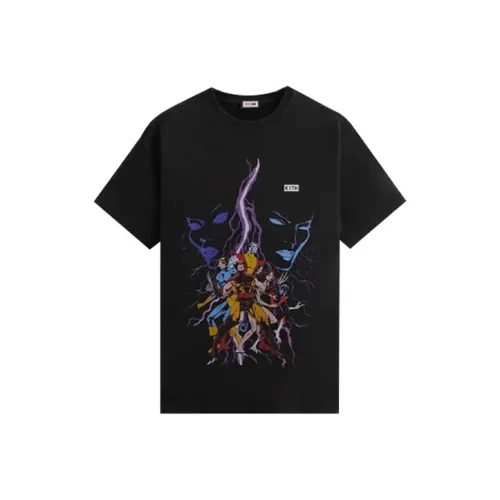 Kith X Marvel SS23 Co Branded SERIES Черные Унисекс T-рубашки