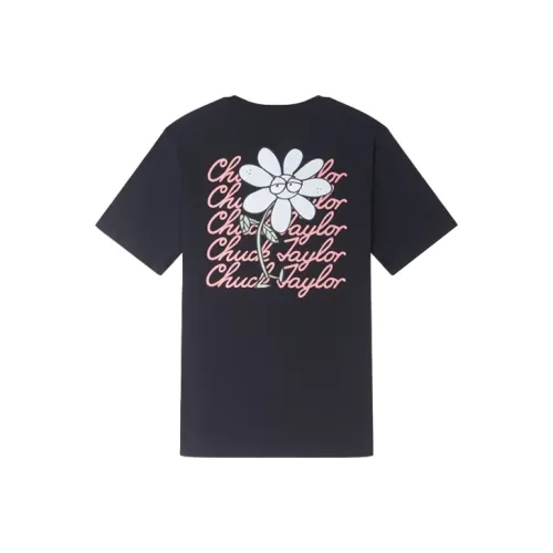 Конверс Черная Унисекс Футболка