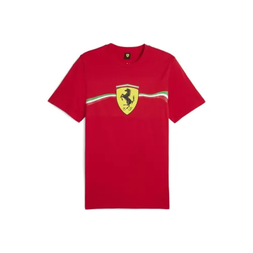 PUMA Scuderia Ferrari Race T Рубашка Мужская Красная