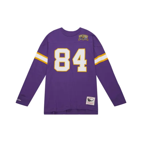 Mitchell Ness Фиолетовые Мужские Футболки