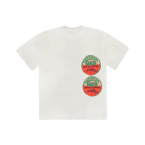 TRAVIS SCOTT Travis Scott SS23 UTOPIA ограниченная серия Белая унисекс футболка