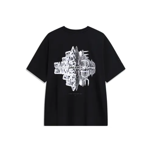 LINING Черная унисекс футболка