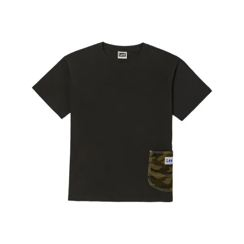 Мужская черная футболка Lee co-branded model