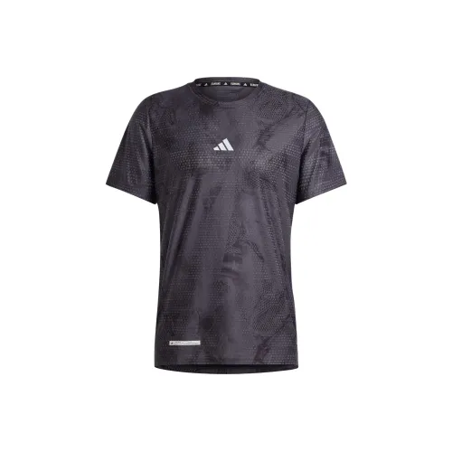 Adidas Ultimateadidas ALLOVER PRINT T-рубашка T-рубашка Мужская Черная