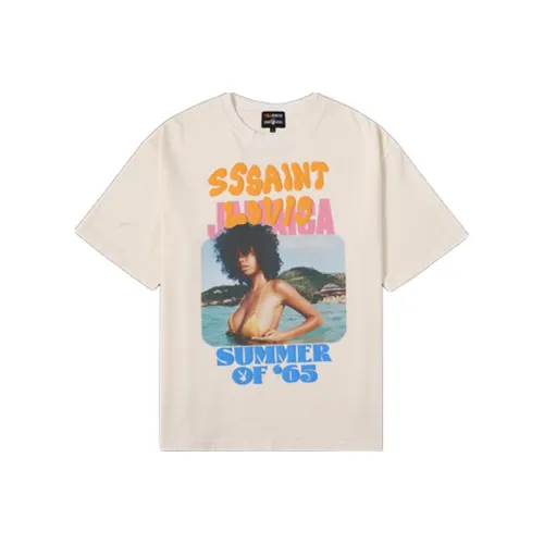 SSSAINT LOUIS SSSAINT LOUIS X Playboy Co Branded SERIES Белая Унисекс Рубашка