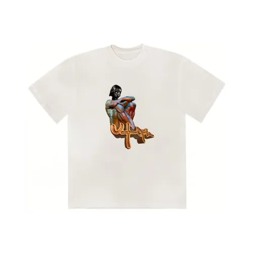 TRAVIS SCOTT Travis Scott SS23 UTOPIA ограниченная серия Белая унисекс футболка