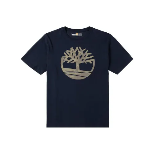 Timberland Синий Мужской T-Рубашки