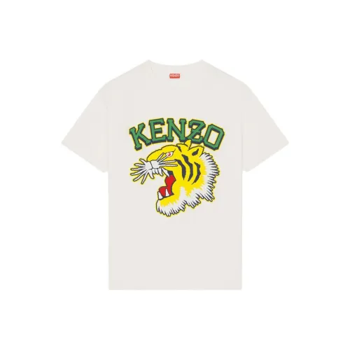 KENZO VARSITY JUNGLE Белый Мужская Футболка