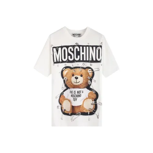 MOSCHINO Белая Мужская T-Рубашка