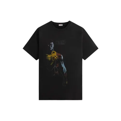 KITH X Marvel SS23 Co Брендированная Серия T Рубашка Унисекс Черная