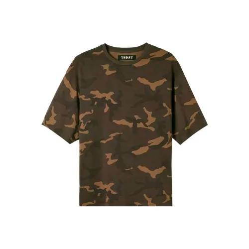 YEEZY Камуфляж Мужские T-рубашки