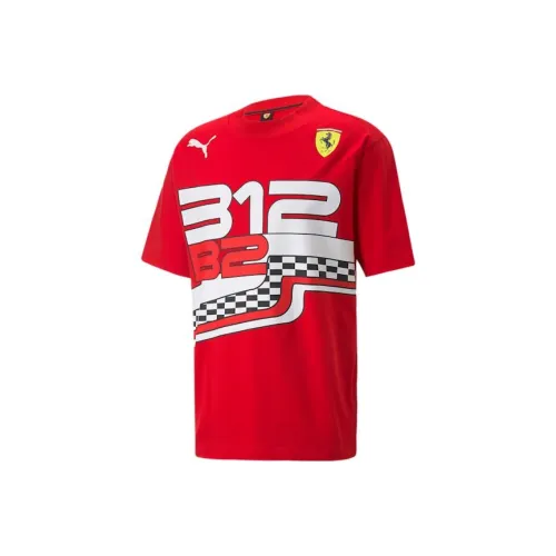 PUMA Scuderia Ferrari Red Men's T-Shirts
