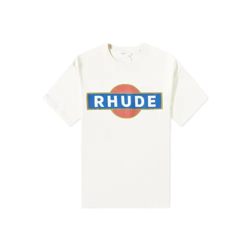 RHUDE Белая Мужская T-Рубашка
