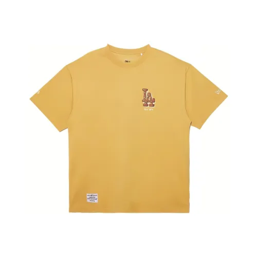 New Era Желтая Унисекс Футболка