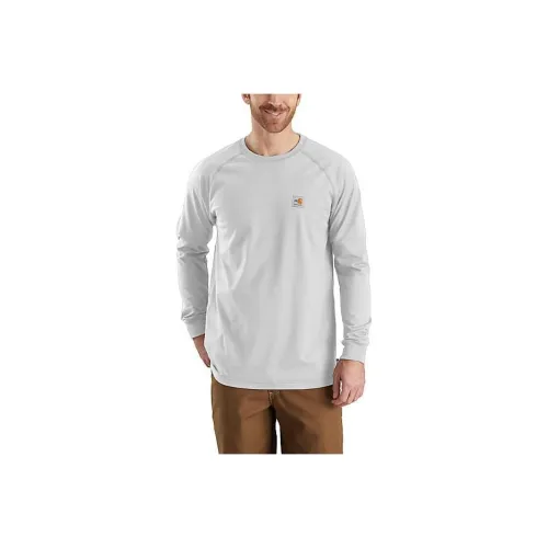 Carhartt Пламя RESISTANT FORCE Длинный рукав Т-рубашка Т-рубашка Мужская