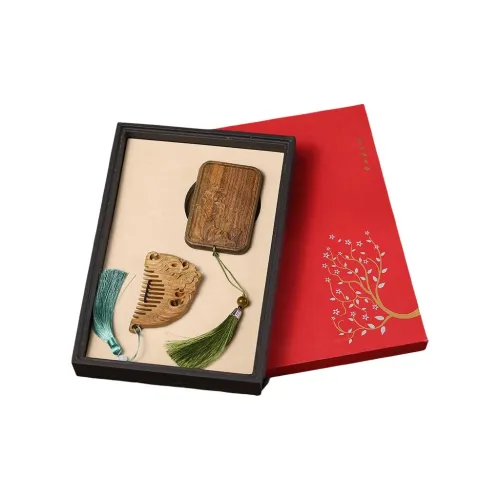 XIBI Мини Расческа+Складное Зеркальце Набор Массажная Расческа+Круглое Зеркальце Коробка Праздничные Предметы