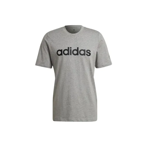 Adidas M Lin SJ T Рубашка Мужская Серого цвета