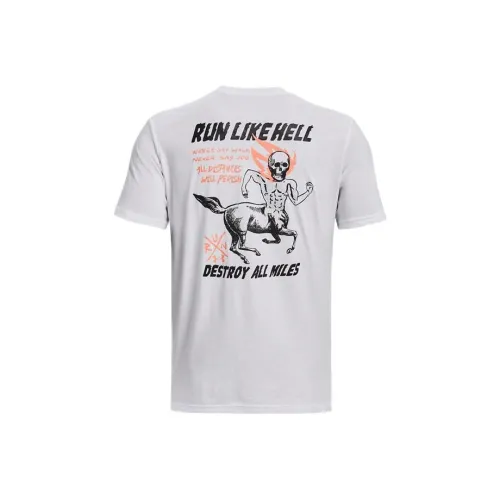 Under Armour Белый Мужской T-Рубашки