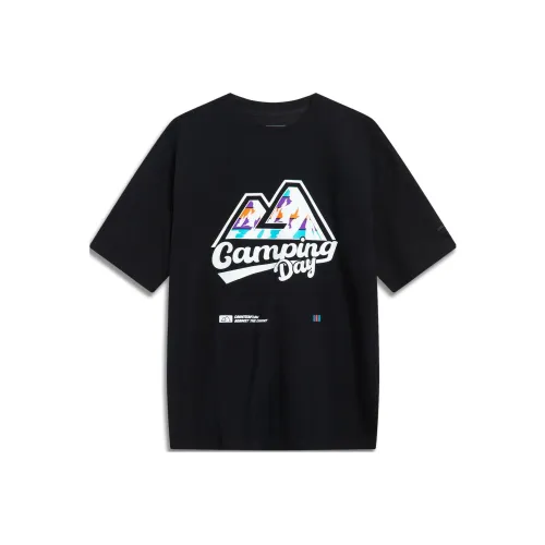 LINING Черная унисекс футболка