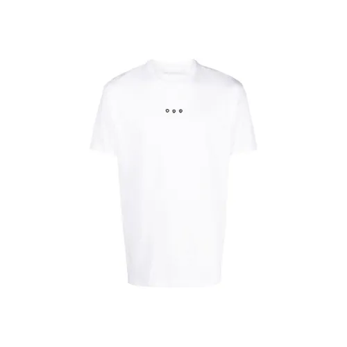 Neil Barrett совместная марка Белый Мужской T-рубашки