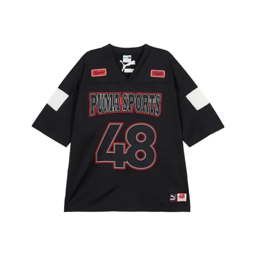 PUMA TEAM Черная Мужская Футболка