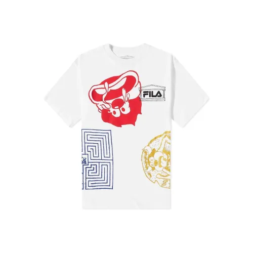 Aries Белая Мужская T-рубашка