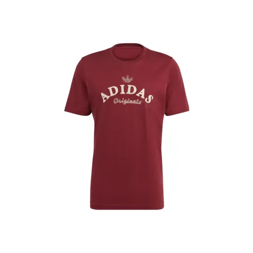 Adidas Originals T-Shirt Мужская Темно-Красная