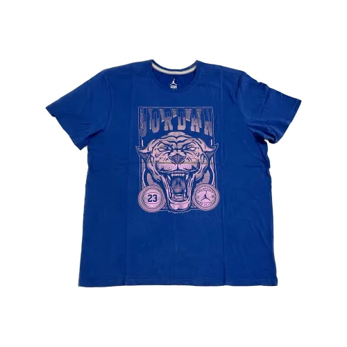 JORDAN Синий Мужской T-Рубашки