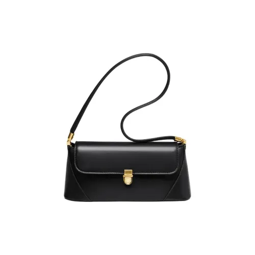 15 MINS Синтетическая кожа Сумка через плечо Средняя Женская Черная Кофейная