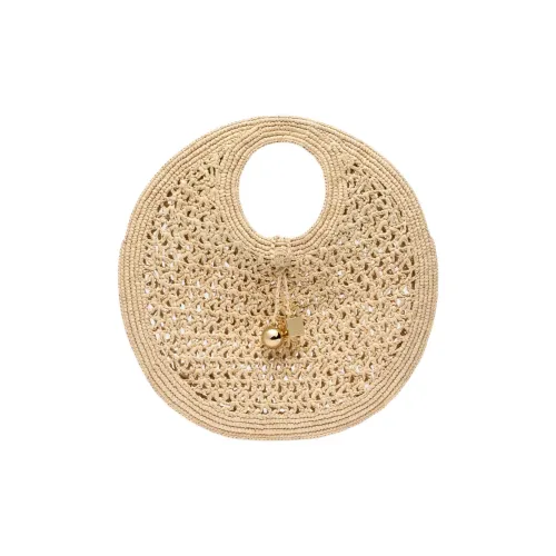 Jacquemus Raffia Basket Bag Small Women's Beige