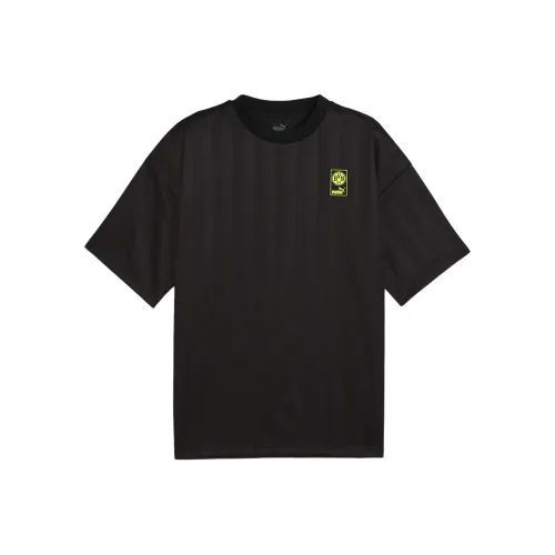PUMA BVB FTBLNRGY SS JERSEY SHIRT Men's Black