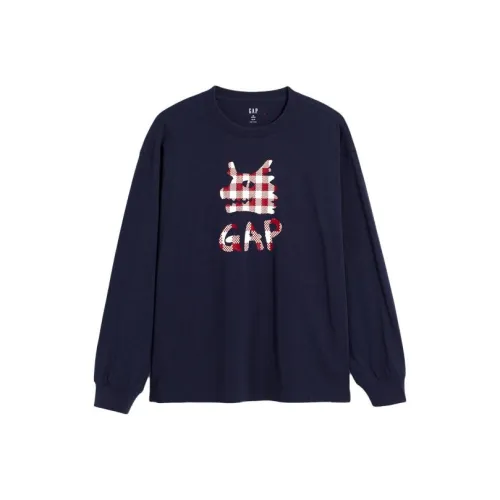 GAP 8ON8 Co Бренд Модель Морской Синий Мужская T-Рубашка